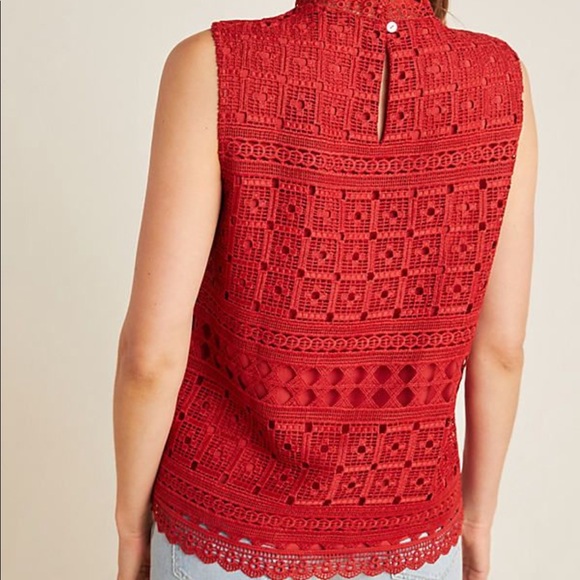 Anthropologie Lourdes Lace Top by Daniel Rainn - Picture 2 of 5